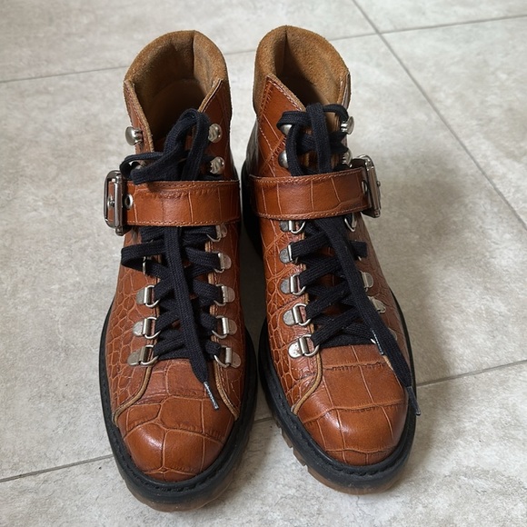 Barbara Bui tan leather hiking boot 36 - Picture 2 of 9